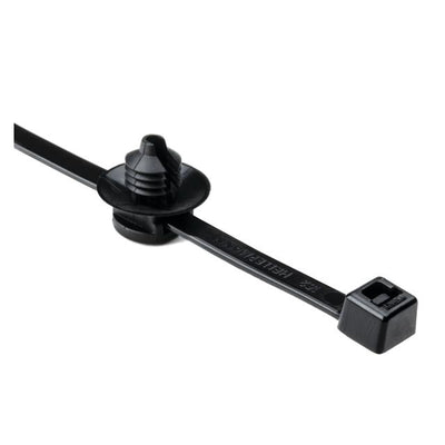 156-00156 by HellermannTyton - CABLE TIE LOCKING BLACK 50LBS 6.3