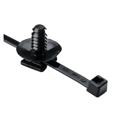 156-00329 by HellermannTyton - CABLE TIE LOCKING BLK 50LBS 7.87