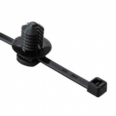 156-00375 by HellermannTyton - CABLE TIE LOCKING BLK 30LBS 5.91