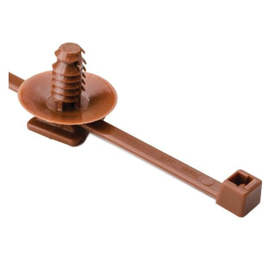 156-00457 by HellermannTyton - CABLE TIE LOCKING BRN 50LBS 7.87