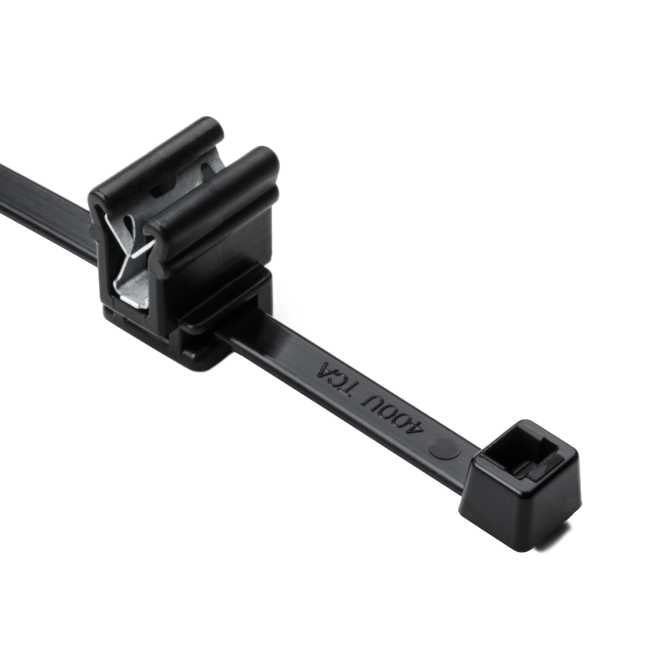 156-00564 by HellermannTyton - CABLE TIE LOCKING BLK 45LBS 7.95
