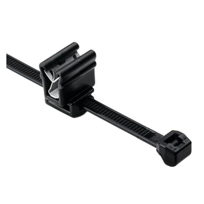 156-00858 by HellermannTyton - CABLE TIE LOCKING BLK 50LBS 5.91