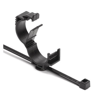 156-01092 by HellermannTyton - CABLE TIE LOCKING BLACK 50LBS