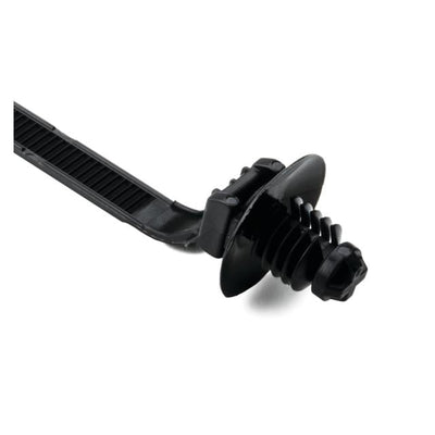 157-00017 by HellermannTyton - CABLE TIE 1PC LOCK BLACK 30LB 6.7
