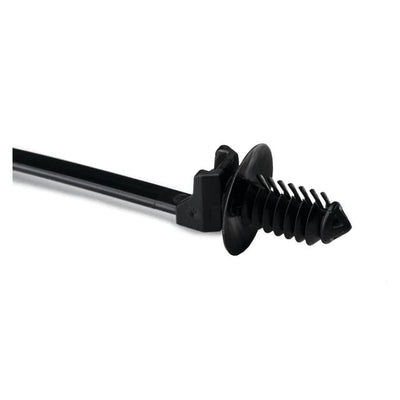 157-00306 by HellermannTyton - CABLE TIE 1PC LOCK BLK 50LBS 8.59