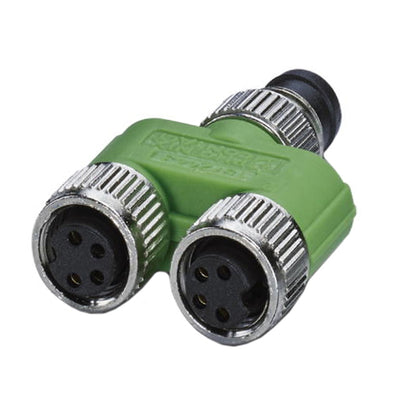 1572443 by Phoenix Contact - CONNECTOR Y-ADPT 4P-4/4P M-F/F INLINE