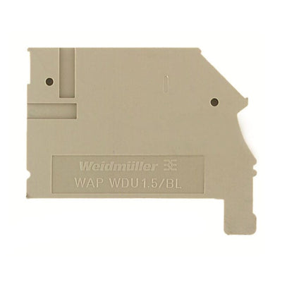 1577330000 by Weidmuller - CONNECTOR TERM BLK END PLATE RAIL BG