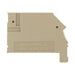 1577330000 by Weidmuller - CONNECTOR TERM BLK END PLATE RAIL BG