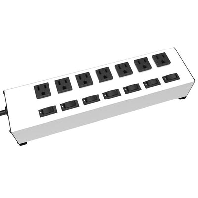 1580H7B1X by Hammond Manufacturing - POWER STRP 13.5""15A 7OUT 15' CRD