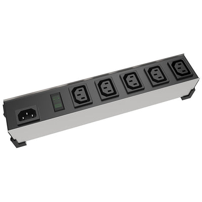 1581T6 by Hammond Manufacturing - POWER STRP 13.25""10A 230VAC 6OUT