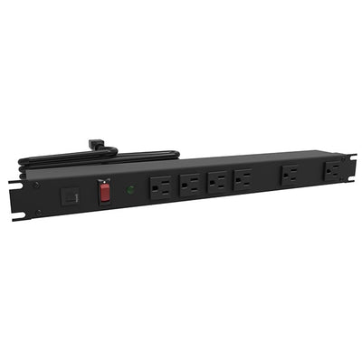 1582H6A1S by Hammond Manufacturing - SURGE SUPPRESSOR 6OUT 6'CORD GRY