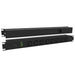 1583H8E1BK by Hammond Manufacturing - POWER STRIP 19"" 10A 230VAC 8OUT