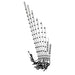 1588T12B1 by Hammond Manufacturing - POWER STRIP 77"" 15A 12OUT 15