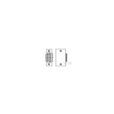 3-1589484-4 by TE Connectivity Aerospace, Defense and Marine - STM015L44HN = SMT CONN