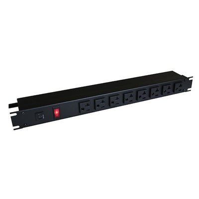 1589H6D1BKRF by Hammond Manufacturing - POWER STRIP 19"" 20A 6OUT 15