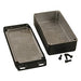 1590WBFLBK by Hammond Manufacturing - BOX ALUM BLACK 4.409""L X 2.382""W