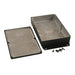1590WDDFBK by Hammond Manufacturing - BOX ALUM BLACK 7.402""L X 4.724""W