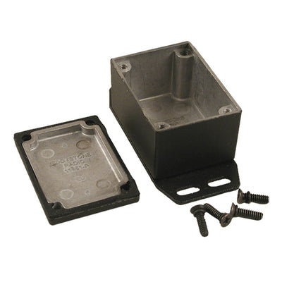 1590WHFBK by Hammond Manufacturing - BOX ALUM BLACK 2.067""L X 1.496""W