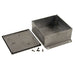1590WKKF by Hammond Manufacturing - BOX ALUM UNPTD 4.902""L X 4.902""W