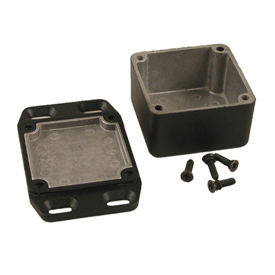 1590WLBFLBK by Hammond Manufacturing - BOX ALUM BLACK 1.988""L X 1.988""W