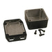 1590WLBFLBK by Hammond Manufacturing - BOX ALUM BLACK 1.988""L X 1.988""W