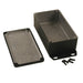 1590WN1FBK by Hammond Manufacturing - BOX ALUM BLACK 4.724""L X 2.579""W