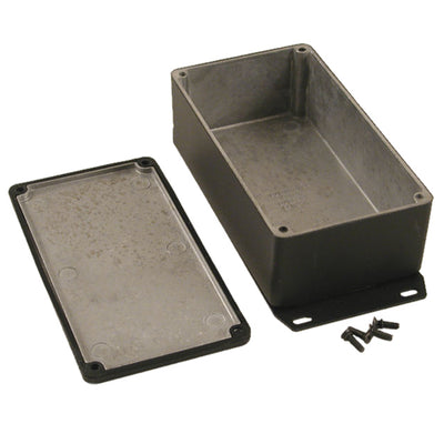 1590WP1FBK by Hammond Manufacturing - BOX ALUM BLACK 6.024""L X 3.268""W