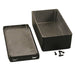 1590WP1FLBK by Hammond Manufacturing - BOX ALUM BLACK 6.024""L X 3.268""W