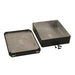 1590WXXFLBK by Hammond Manufacturing - BOX ALUM BLACK 5.717""L X 4.772""W