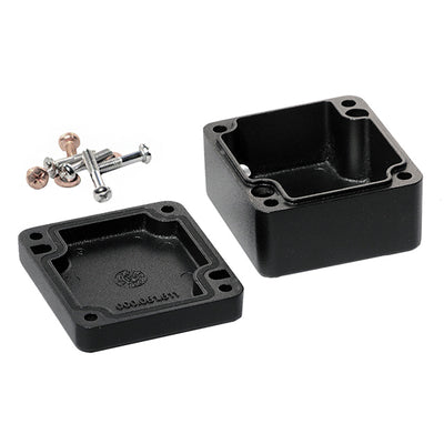 1590Z061BK by Hammond Manufacturing - BOX ALUM BLACK 2.510""L X 2.274""W