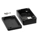 1590Z062BK by Hammond Manufacturing - BOX ALUM BLACK 3.848""L X 2.510""W