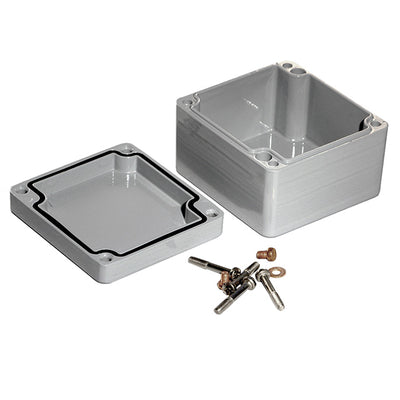 1590Z110GY by Hammond Manufacturing - BOX ALUM GRAY 2.937""L X 3.134""W