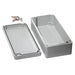 1590Z130GY by Hammond Manufacturing - BOX ALUM GRAY 6.890""L X 3.150""W