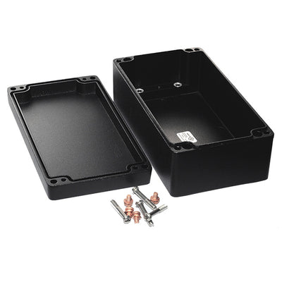 1590Z150BK by Hammond Manufacturing - BOX ALUM BLACK 8.691""L X 4.744""W