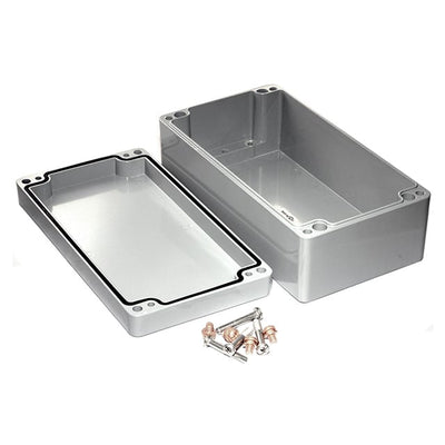 1590Z150GY by Hammond Manufacturing - BOX ALUM GRAY 8.691""L X 4.744""W