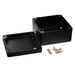 1590Z160BK by Hammond Manufacturing - BOX ALUM BLACK 6.299""L X 6.299""W