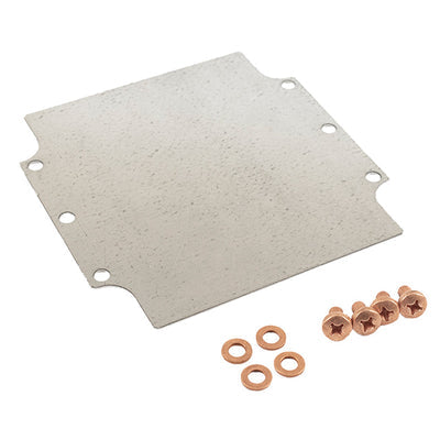1590Z160PL by Hammond Manufacturing - PANEL INNER STEEL 5.8X5.7