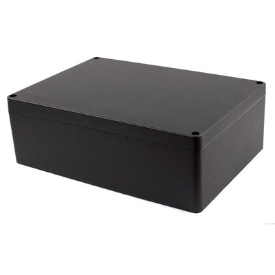 1590Z235BK by Hammond Manufacturing - BOX ALUM BLK 13.071""L X 9.134""W