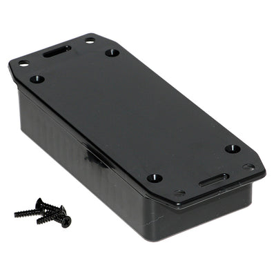 1591ASFLBK by Hammond Manufacturing - BOX PLAS BLK 3.937""L X 1.969""W