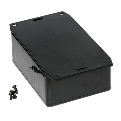 1591SF2BK by Hammond Manufacturing - BOX ABS BLACK 4.322""L X 3.236""W