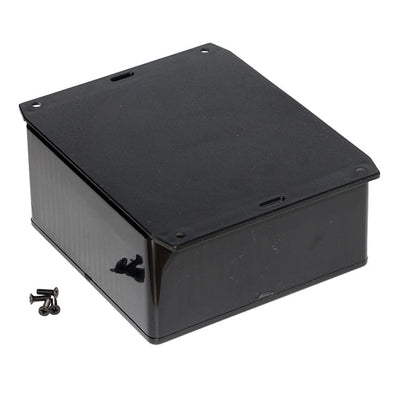 1591UF2BK by Hammond Manufacturing - BOX ABS BLACK 4.707""L X 4.724""W