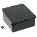 1591USFLBK by Hammond Manufacturing - BOX PLAS BLK 4.724""L X 4.724""W