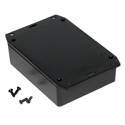 1591XXGFLBK by Hammond Manufacturing - BOX ABS BLACK 4.821""L X 3.776""W