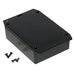 1591XXGFLBK by Hammond Manufacturing - BOX ABS BLACK 4.821""L X 3.776""W