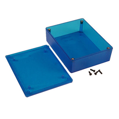 1591XXGTBU by Hammond Manufacturing - BOX ABS TRN BLUE 4.82""L X 3.78""W
