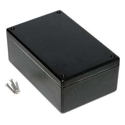 1594EWBK by Hammond Manufacturing - BOX ABS BLACK 6.575""L X 4.213""W