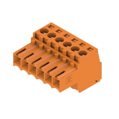 1597400000 by Weidmuller - TERM BLOCK PLUG 6POS STR 3.5MM