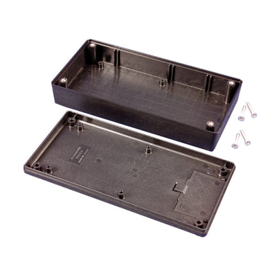 1599RFIEBKBAT by Hammond Manufacturing - BOX PLAS BLK 6.693""L X 3.366""W