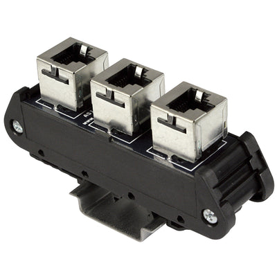 16013 by ASI-Ez - RJ45 BREAKOUT BOARD,DIN RAIL MOU
