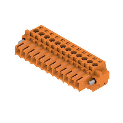 1606740000 by Weidmuller - TERM BLOCK PLUG 12POS STR 3.5MM